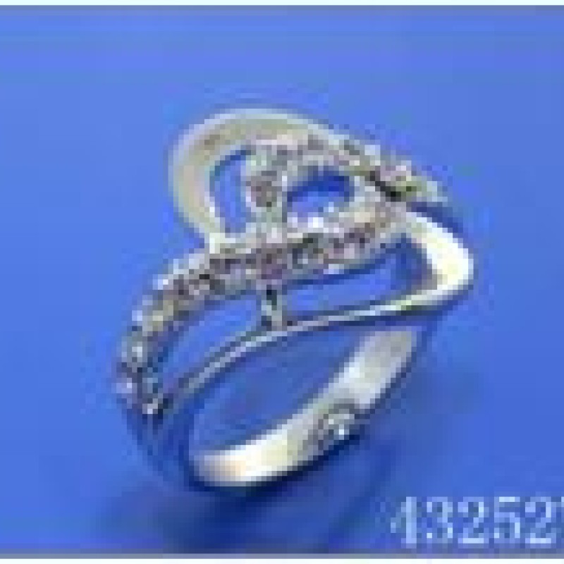 Gredzens ar rodija pārklājumu