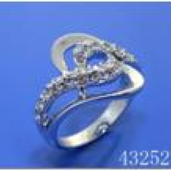 Gredzens ar rodija pārklājumu