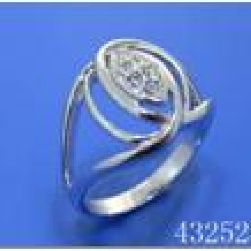 Gredzens ar rodija pārklājumu