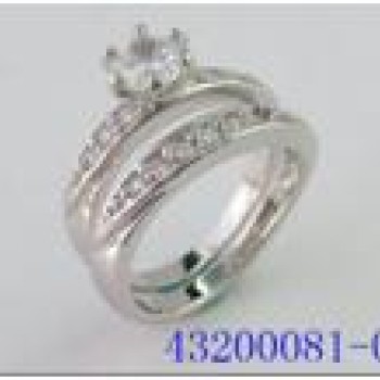 Gredzens ar rodija pārklājumu