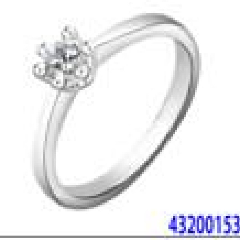 Gredzens ar rodija pārklājumu