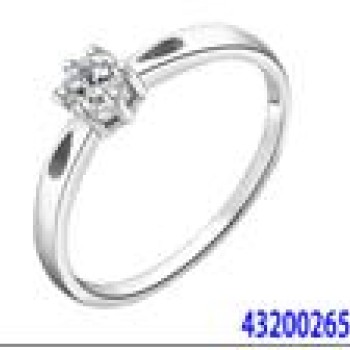 Gredzens ar rodija pārklājumu