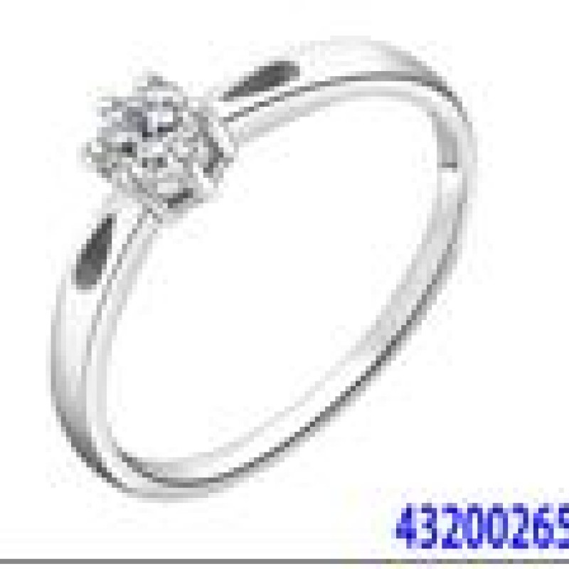 Gredzens ar rodija pārklājumu