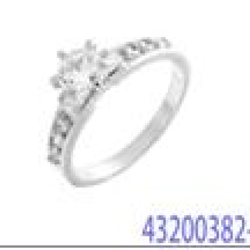 Gredzens ar rodija pārklājumu