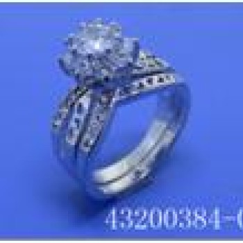 Gredzens ar rodija pārklājumu