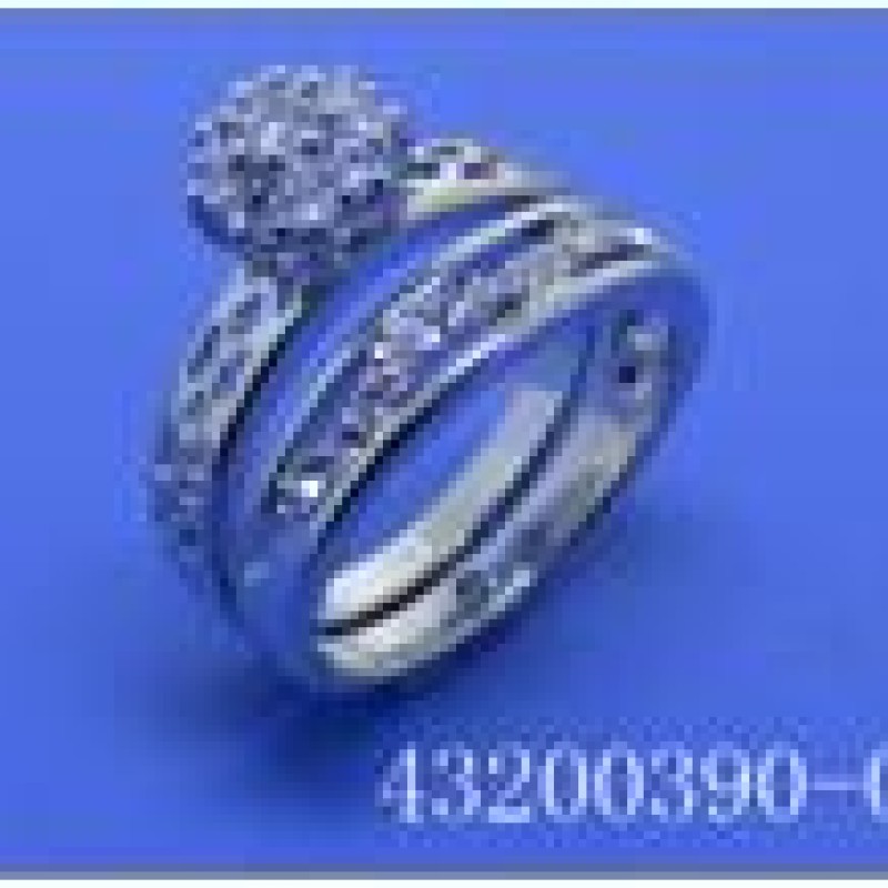 Gredzens ar rodija pārklājumu