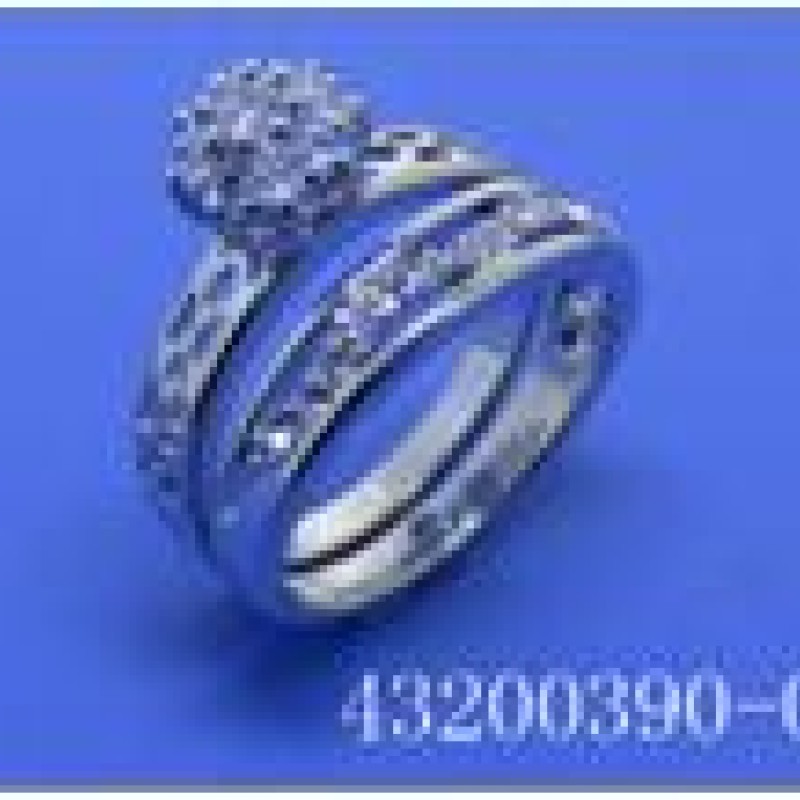 Gredzens ar rodija pārklājumu