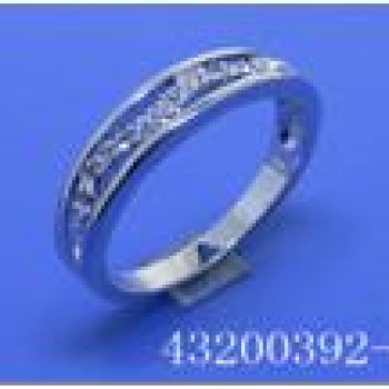 Gredzens ar rodija pārklājumu