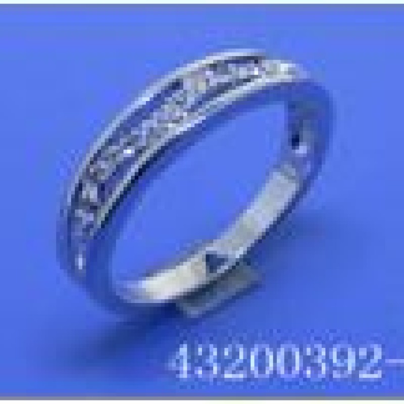 Gredzens ar rodija pārklājumu