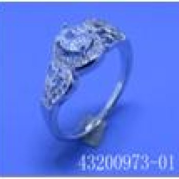 Gredzens ar rodija pārklājumu