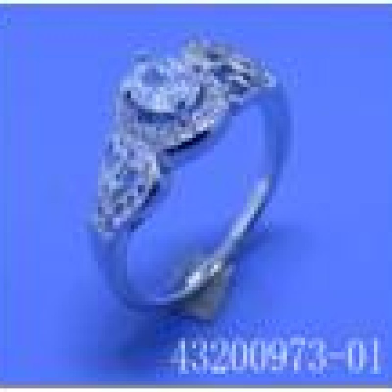 Gredzens ar rodija pārklājumu