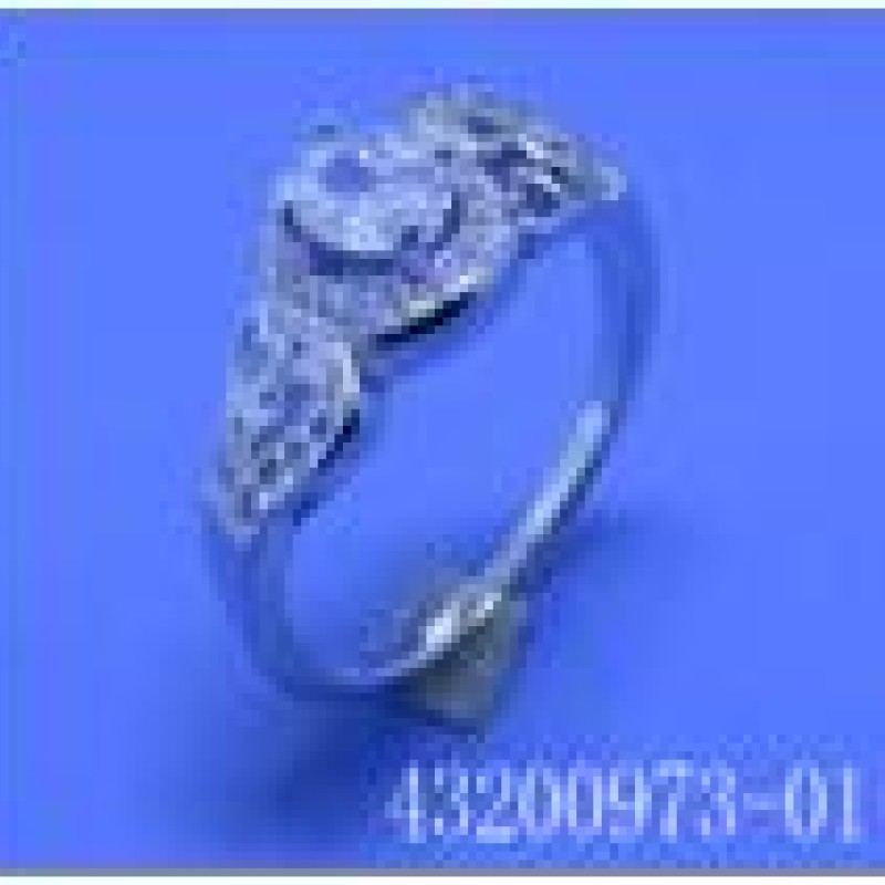 Gredzens ar rodija pārklājumu