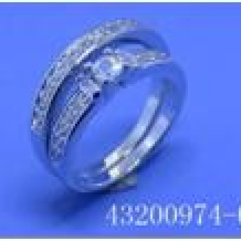 Gredzens ar rodija pārklājumu