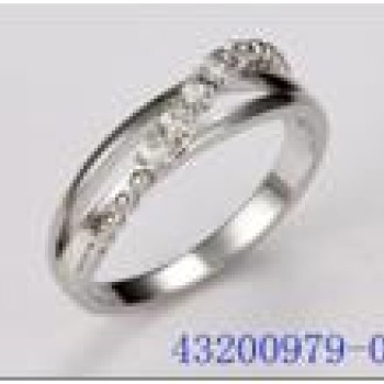 Gredzens ar rodija pārklājumu