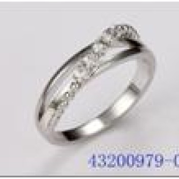 Gredzens ar rodija pārklājumu