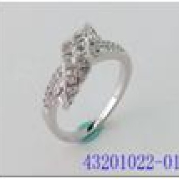 Gredzens ar rodija pārklājumu