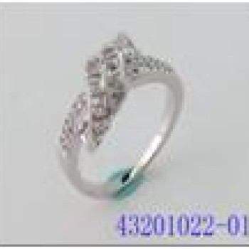 Gredzens ar rodija pārklājumu