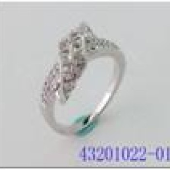 Gredzens ar rodija pārklājumu