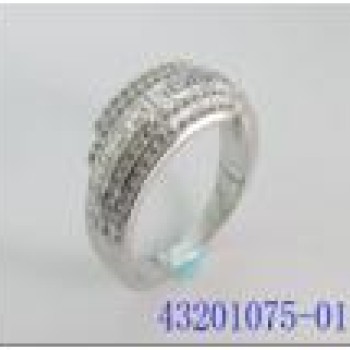 Gredzens ar rodija pārklājumu