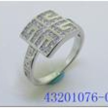 Gredzens ar rodija pārklājumu