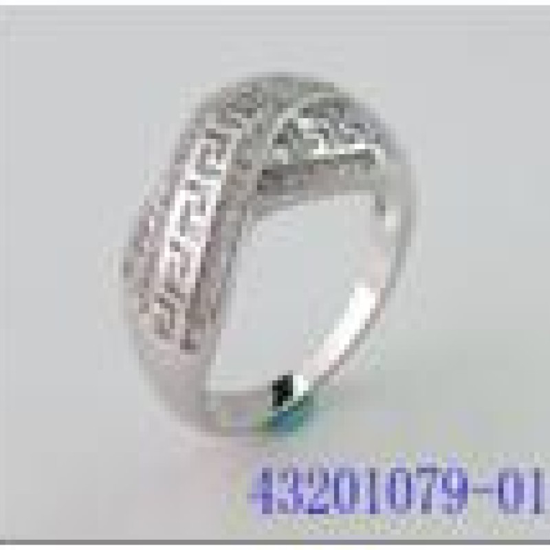 Gredzens ar rodija pārklājumu