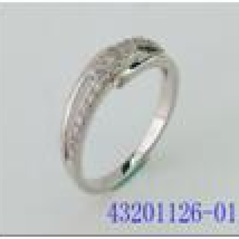 Gredzens ar rodija pārklājumu