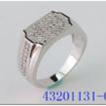 Gredzens ar rodija pārklājumu