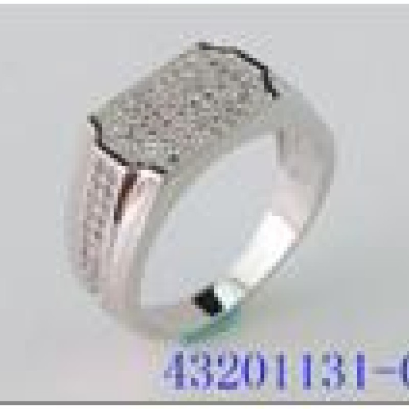 Gredzens ar rodija pārklājumu