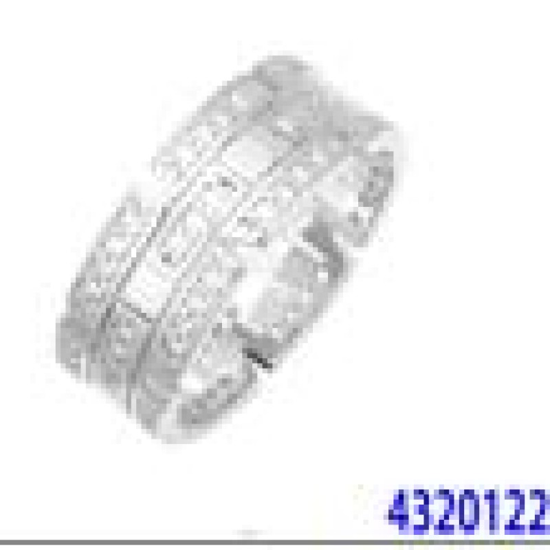 Gredzens ar rodija pārklājumu