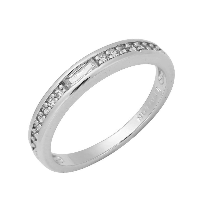 Gredzens ar rodija pārklājumu