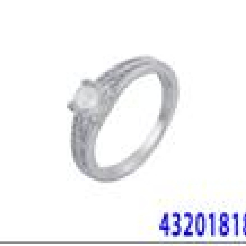 Gredzens ar rodija pārklājumu