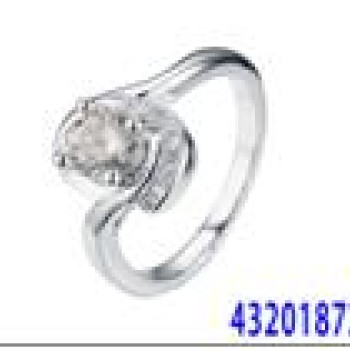 Gredzens ar rodija pārklājumu