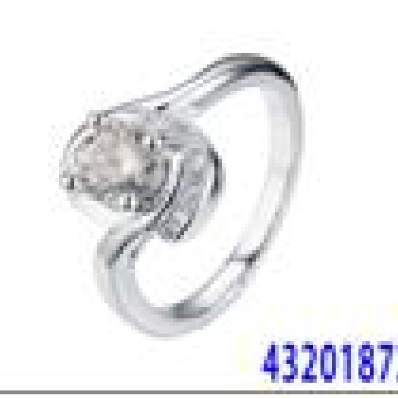 Gredzens ar rodija pārklājumu