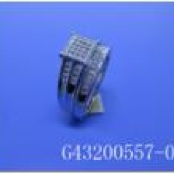 Gredzens ar rodija pārklājumu