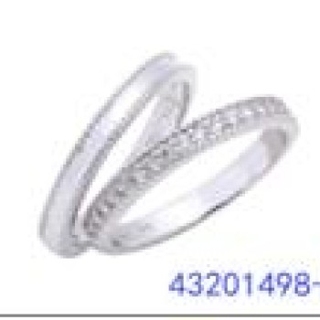 Gredzens ar rodija pārklājumu