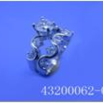 Gredzens ar rodija pārklājumu