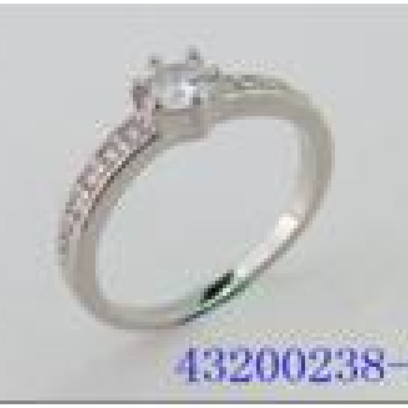 Gredzens ar rodija pārklājumu