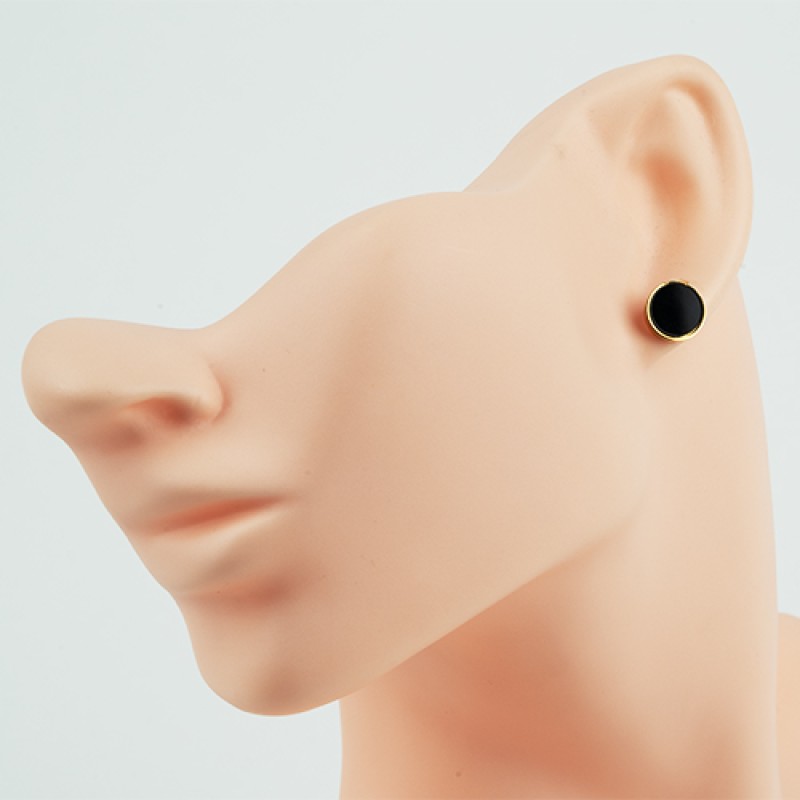 Nerūsējošā tērauda apzeltīti auskari