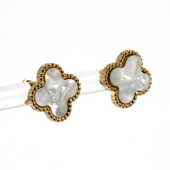 Nerūsējošā tērauda apzeltīti auskari