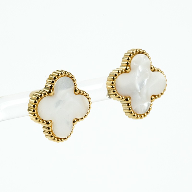 Nerūsējošā tērauda apzeltīti auskari