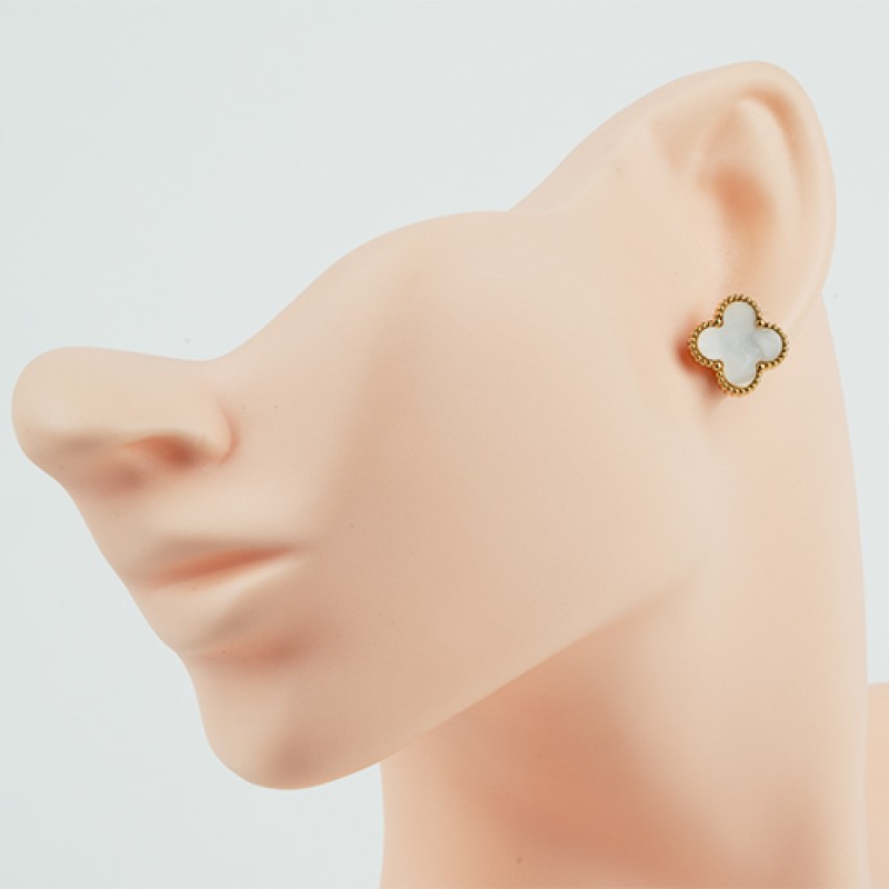 Nerūsējošā tērauda apzeltīti auskari