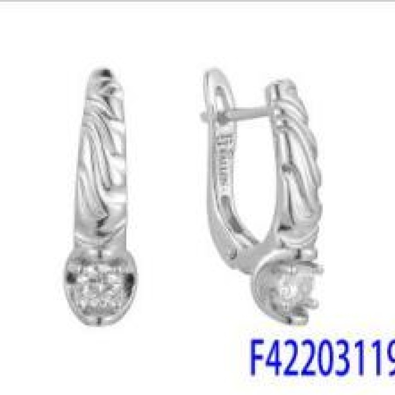 Auskari ar rodija pārklājumu