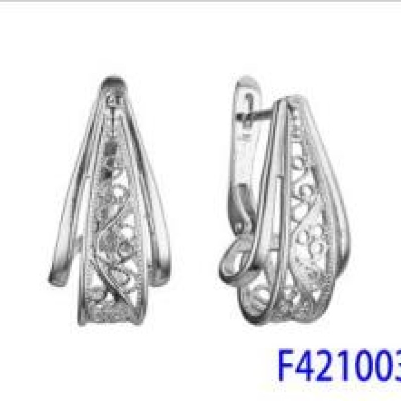 Auskari ar rodija pārklājumu