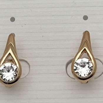 SWAROWSKI auskari apzeltīti