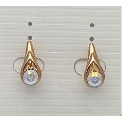 SWAROWSKI auskari apzeltīti