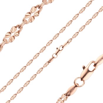 Apzeltītā ķēdīte Iegravētu saules staru spīduma posmu virkne