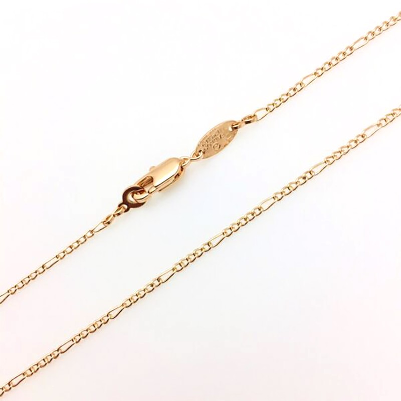 Apzeltītā ķēdīte Vītņveida liela un mazu posmu virkne