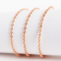 Apzeltītā ķēdīte Singapūras dubulto posmu pinums