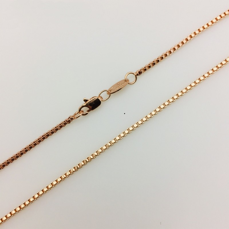 Apzeltītā ķēdīte Plānu Box (Venēcijas ) posmu virkne