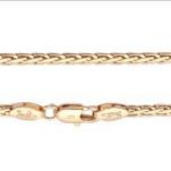 Apzeltītā ķēdīte Klasisks Spiga kviešu vārpas pinums